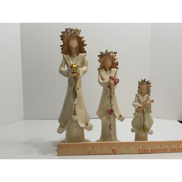 Blue Sky Clayworks 9/11 Tribute Angels Set of 3 by Heather Goldminc 9/11/01 EUC - Picture 2 of 9